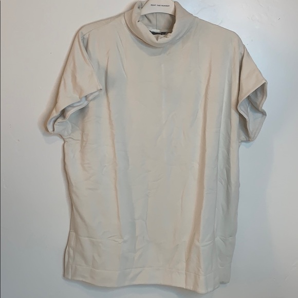 Mono B Longline Turtleneck Pullover Notched Sides - Picture 4 of 9